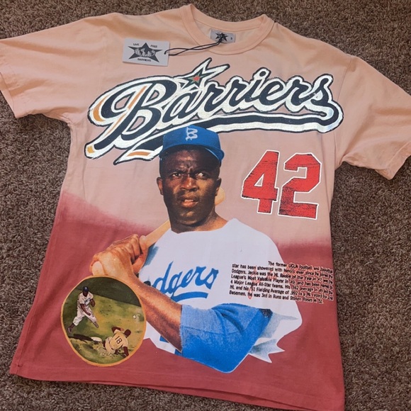 Jackie Robinson Barriers shirt - Picture 1 of 4